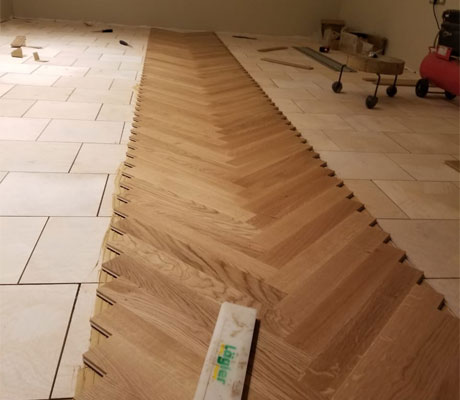 Укладка штучного паркета любого уровня сложности рисунков