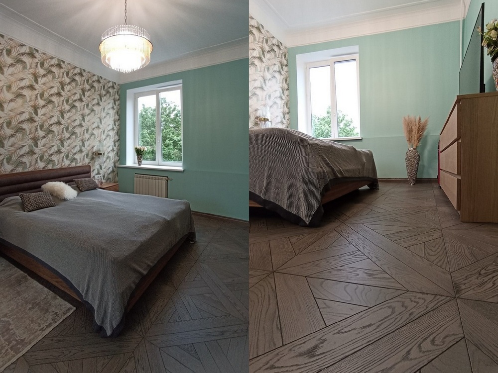 Укладка модульного художественного паркета Укладка модульного художественного паркета