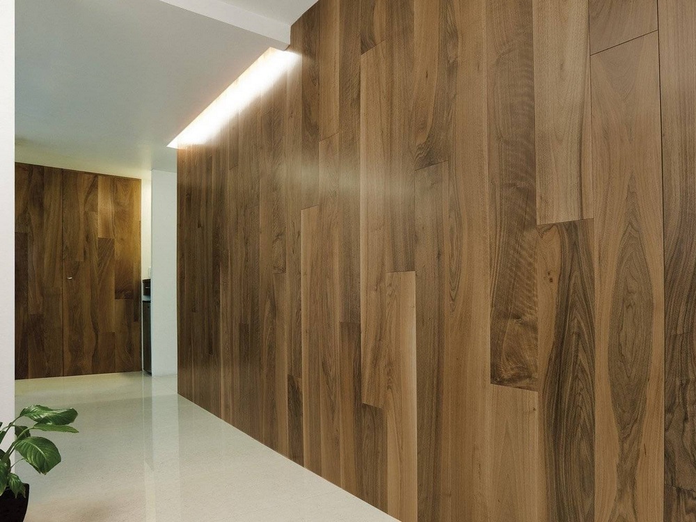 Укладка паркета на стену Укладка паркета на стену