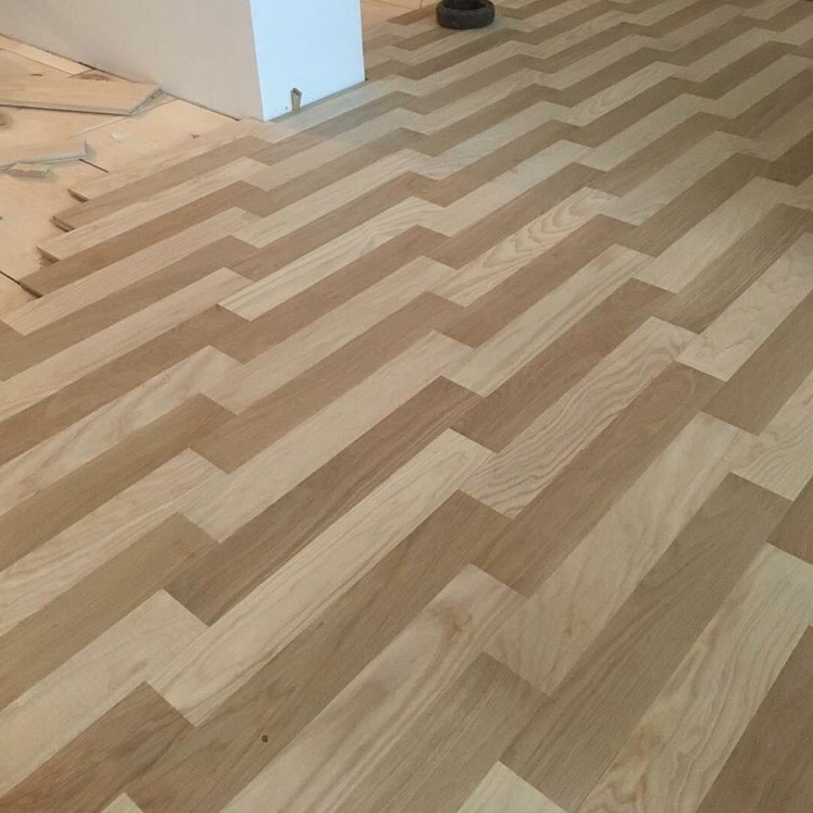 Укладка штучного паркета на клей