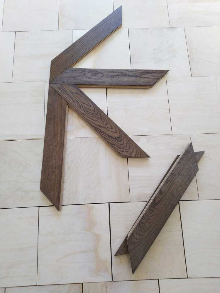 Укладка штучного паркета на фанеру