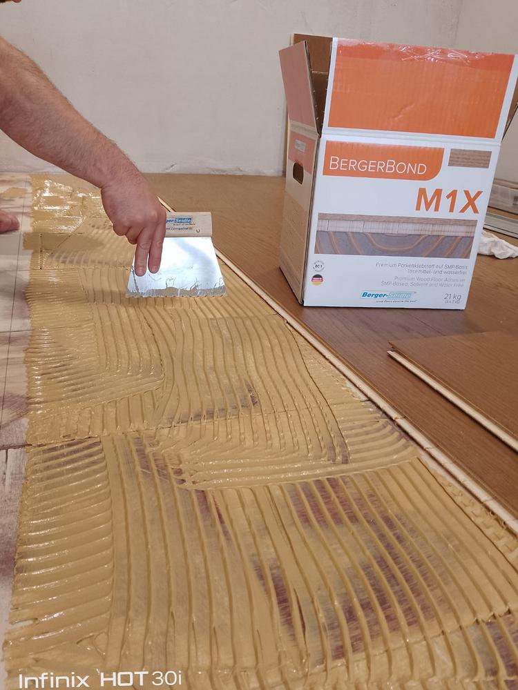 Укладка паркетной доски на фанеру