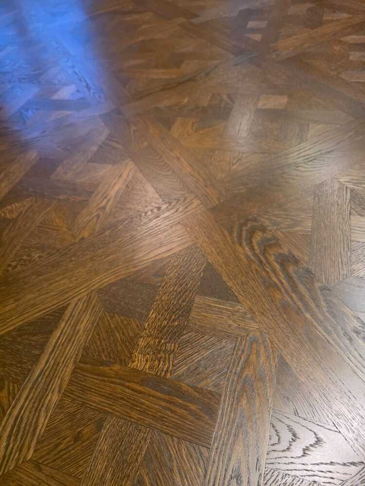 Ремонт покрытия паркета с тонировкой