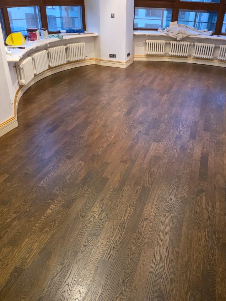 Ремонт покрытия паркета с тонировкой