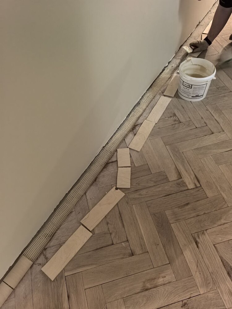 Подбор окантовки паркета по периметру