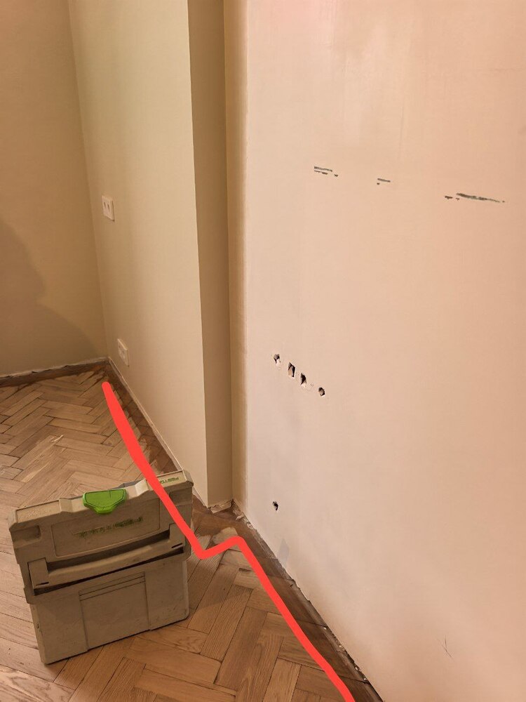 Делаем окантовку для паркета по периметру помещения