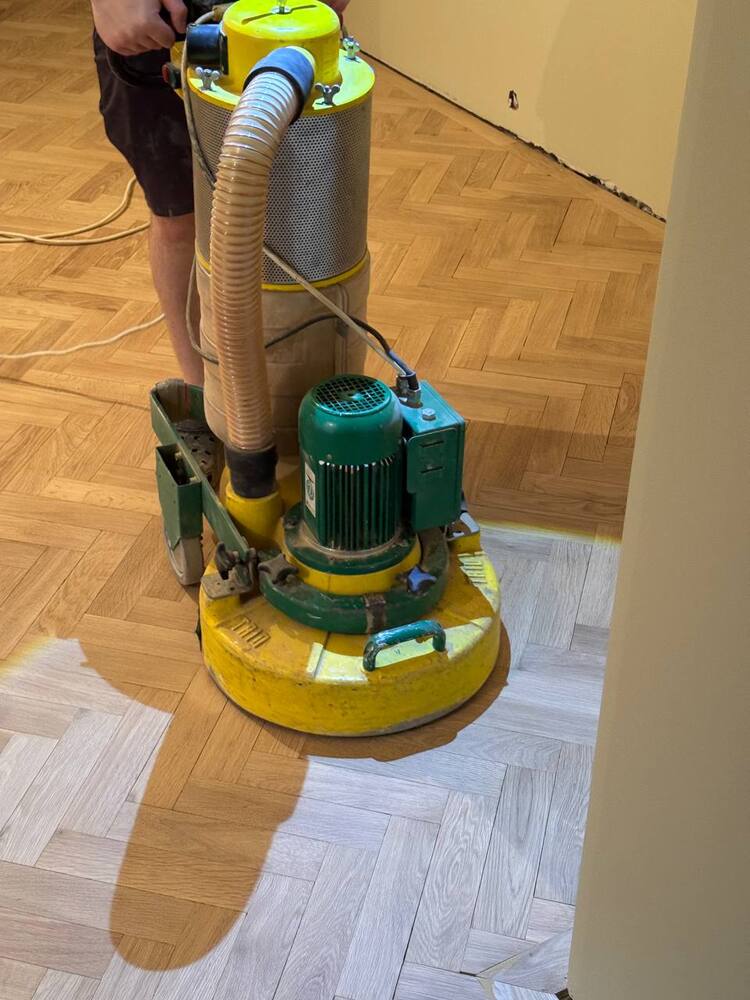 Шлифовка паркета