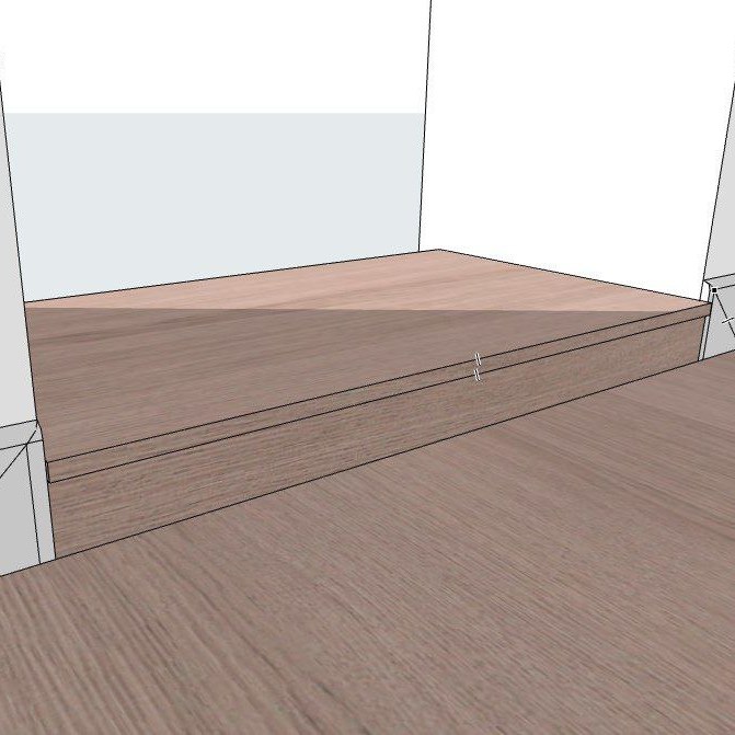 Проектирование ступени на балкон