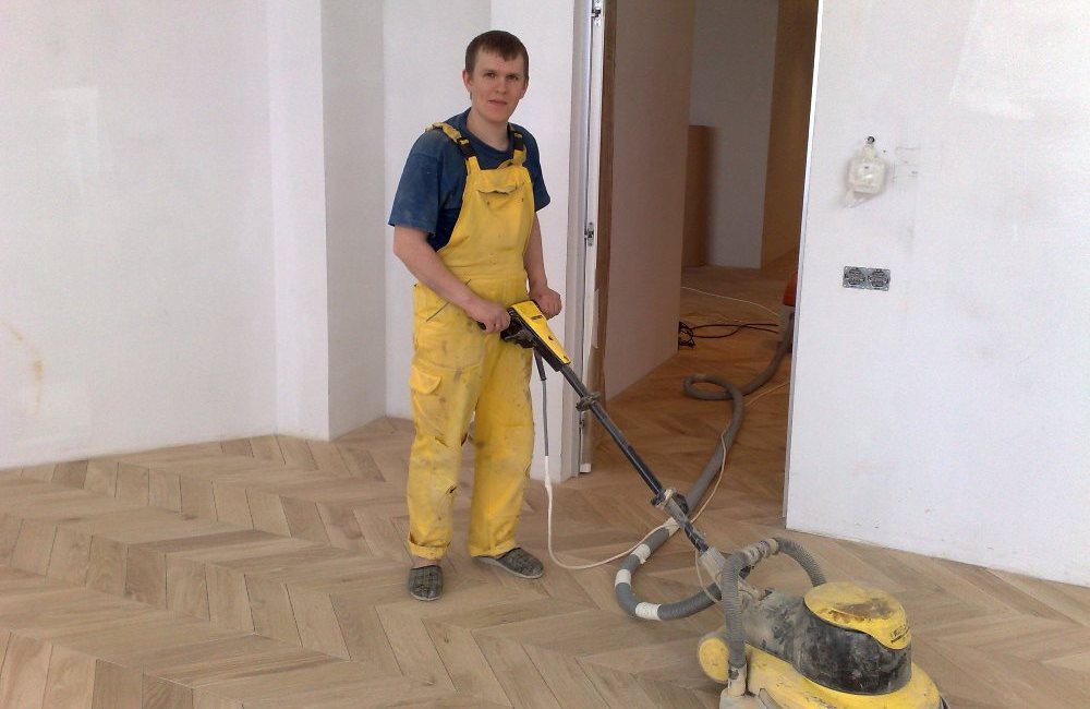 Ремонт с шлифовкой паркета