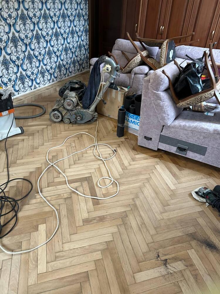 Шлифовка паркета