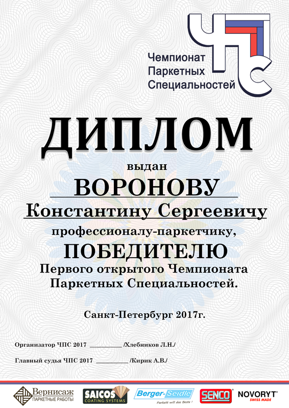 Диплом ЧПС 2017